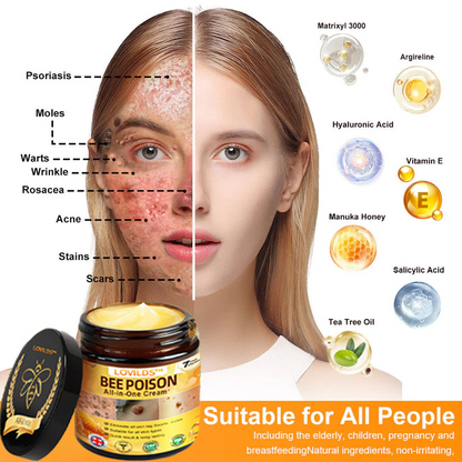 [Official Brand Store] 🐝 LOVILDS® Bee Venom All-In-One Cream (👩‍⚕️British Association of Dermatology 2025 Special Recommendation)
